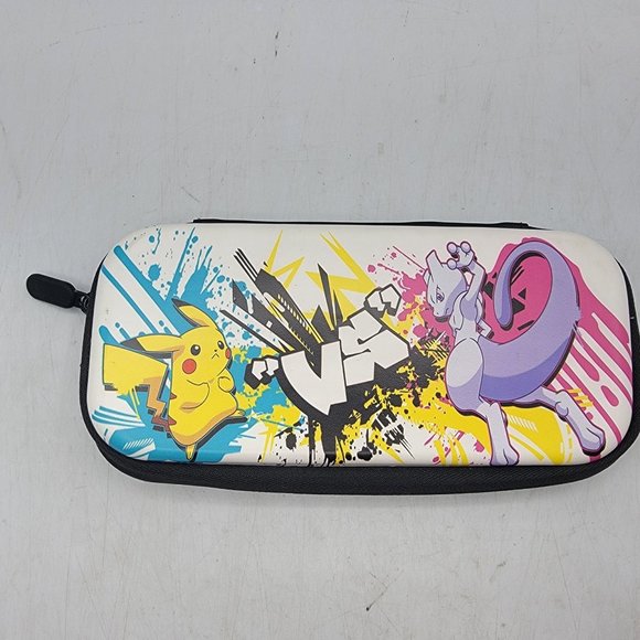 PowerA Nintendo Switch Lite Pokemon Battle Stealth Case Kit  Pikachu vs Mewtwo - Picture 1 of 8